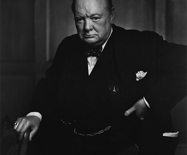 un célèbre portrait photographique de Winston Churchill a été dérobé
