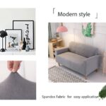 GRIS – Housse extensible pour canapé et fauteuil – Housse De France