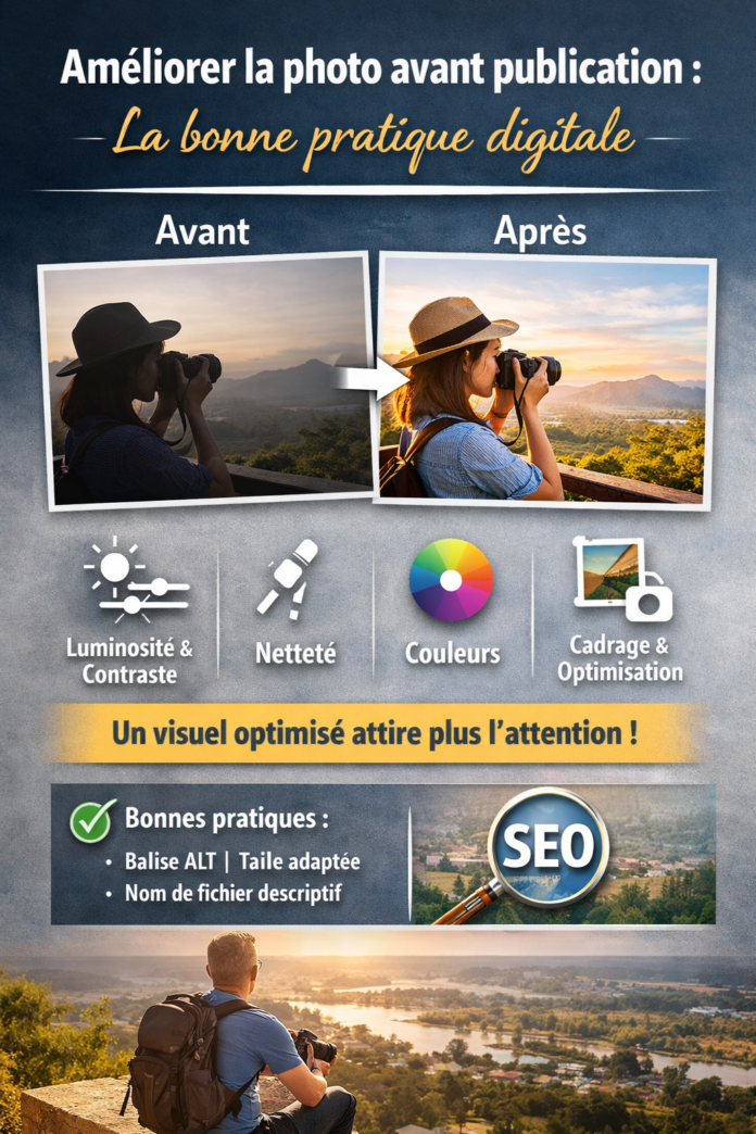 Améliorer la photo avant publication la bonne pratique digitale